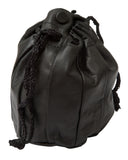 Soft Leather Drawstring Tobacco Bag Pouch Holder