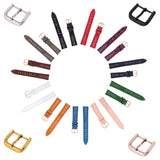 Ladies Men's Casual Genuine Leather Watch Strap 4 Colour Buckles