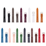 Ladies Men's Casual Genuine Leather Watch Strap 4 Colour Buckles