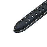 Men's Genuine Leather Bund Watch Strap