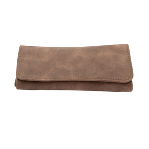 Soft Faux Leather Tobacco Pouch (Brown)