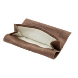 Soft Faux Leather Tobacco Pouch (Brown)