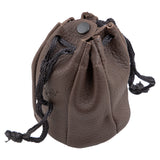 Soft Leather Drawstring Tobacco Bag Pouch Holder