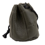 Soft Leather Drawstring Tobacco Bag Pouch Holder