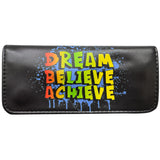 Soft Faux Leather Tobacco Pouch (Dream Believe Achieve)