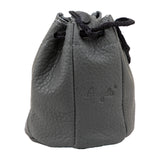 Soft Leather Drawstring Tobacco Bag Pouch Holder