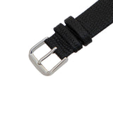 Ladies Thin Genuine Leather Lizard Grain Finish Watch Strap