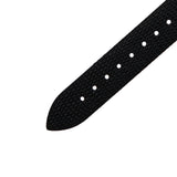 Ladies Thin Genuine Leather Lizard Grain Finish Watch Strap