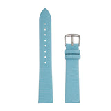 Ladies Thin Genuine Leather Lizard Grain Finish Watch Strap