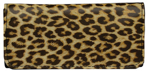 Soft Faux Leather Tobacco Pouch (Leopard)