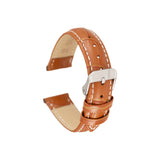 Ladies Men's Crocodille Embossed Genuine Leather Watch Strap 19 Colours