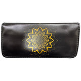 Soft Faux Leather Tobacco Pouch (Mandala Black)