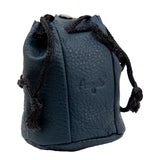 Soft Leather Drawstring Tobacco Bag Pouch Holder