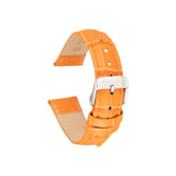 Ladies Men's Crocodille Embossed Genuine Leather Watch Strap 19 Colours