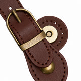 Sew On Genuine Leather Buckle Magnetic Closure Replacement