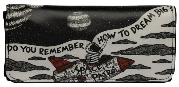 Soft Faux Leather Tobacco Pouch (Space Patrol)