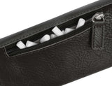 Soft Faux Leather Tobacco Pouch (Skull With Hood)