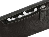 Soft Faux Leather Tobacco Pouch (Notes Lines)