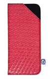 Faux Leather Braided Pattern Glasses Case
