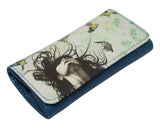 High Quality Faux Leather Tobacco Pouch (Birds Playing With Women's Hair)