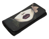 High Quality Faux Leather Tobacco Pouch (Blindfolded Lady)