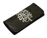 High Quality Faux Leather Tobacco Pouch (Born To Fight)