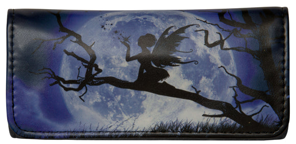 High Quality Faux Leather Tobacco Pouch (Fairy Sitting On The Branch)