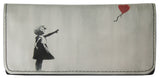 High Quality Faux Leather Tobacco Pouch (Girl With Lost Baloon)