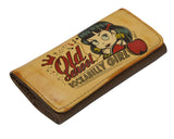 Soft Faux Leather Tobacco Pouch (Old School Rockabilly Girl)