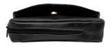 Faux Leather Pipe Case Holder Pouch - Black