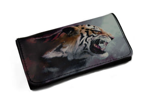 Soft Faux Leather Tobacco Pouch (Roaring Tiger)