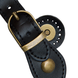 Sew On Genuine Leather Buckle Magnetic Closure Replacement