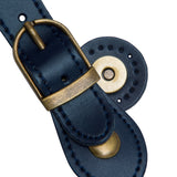 Sew On Genuine Leather Buckle Magnetic Closure Replacement