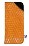 Faux Leather Braided Pattern Glasses Case